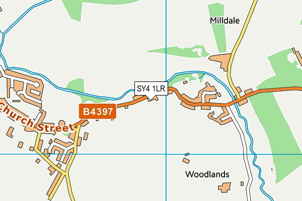 SY4 1LR map - OS VectorMap District (Ordnance Survey)