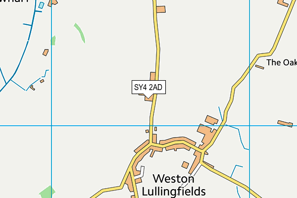 SY4 2AD map - OS VectorMap District (Ordnance Survey)