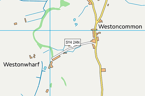 SY4 2AN map - OS VectorMap District (Ordnance Survey)
