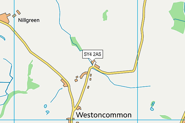 SY4 2AS map - OS VectorMap District (Ordnance Survey)