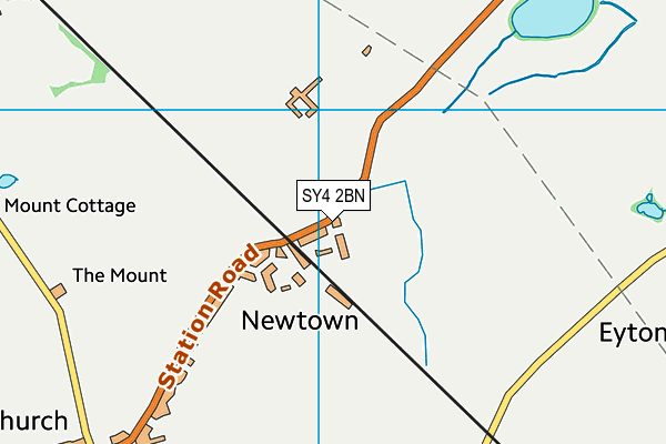 SY4 2BN map - OS VectorMap District (Ordnance Survey)