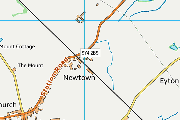 SY4 2BS map - OS VectorMap District (Ordnance Survey)