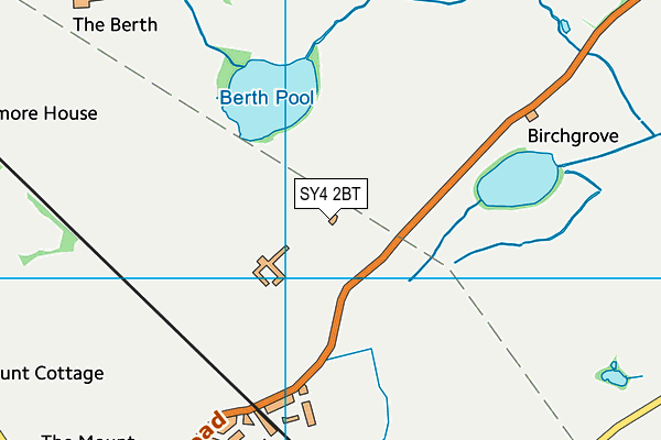 SY4 2BT map - OS VectorMap District (Ordnance Survey)