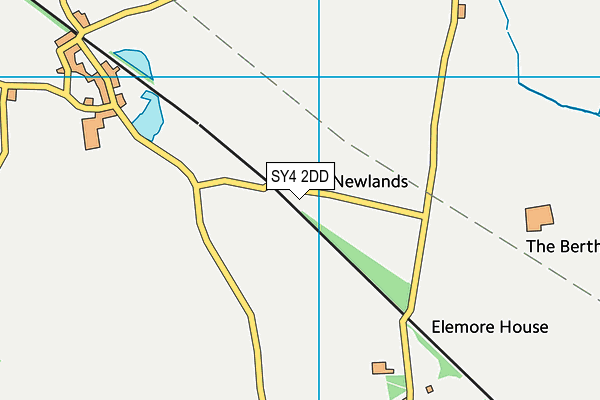 SY4 2DD map - OS VectorMap District (Ordnance Survey)