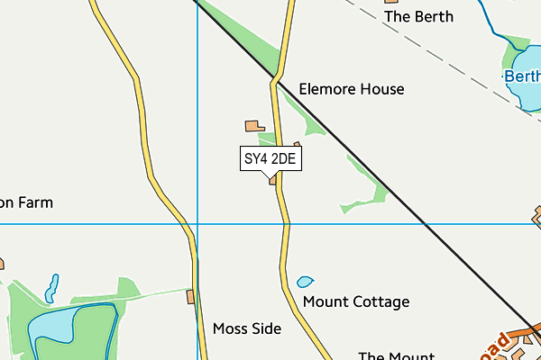 SY4 2DE map - OS VectorMap District (Ordnance Survey)