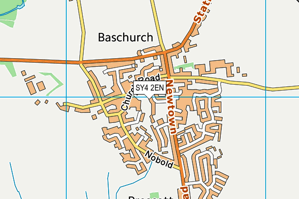 SY4 2EN map - OS VectorMap District (Ordnance Survey)