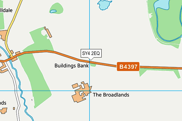 SY4 2EQ map - OS VectorMap District (Ordnance Survey)