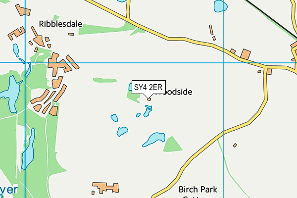 SY4 2ER map - OS VectorMap District (Ordnance Survey)