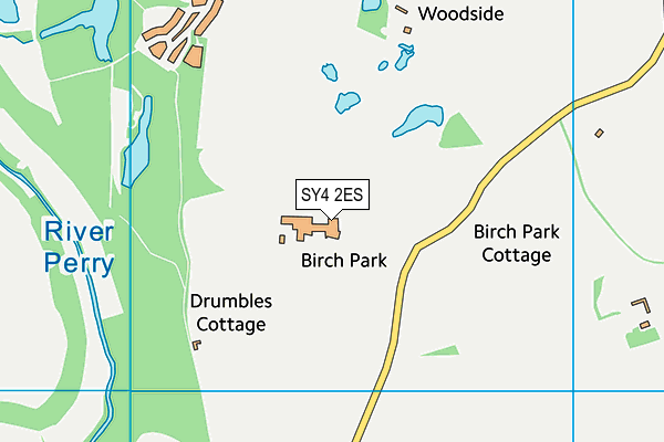 SY4 2ES map - OS VectorMap District (Ordnance Survey)