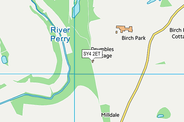 SY4 2ET map - OS VectorMap District (Ordnance Survey)