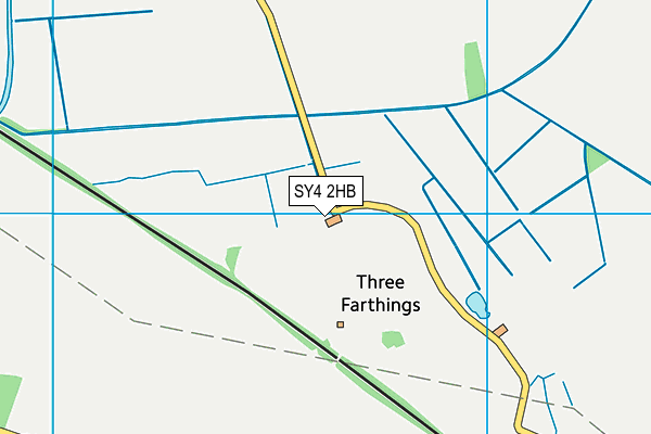 SY4 2HB map - OS VectorMap District (Ordnance Survey)
