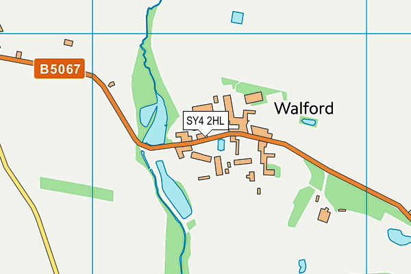 North Shropshire College (Walford Campus) map (SY4 2HL) - OS VectorMap District (Ordnance Survey)