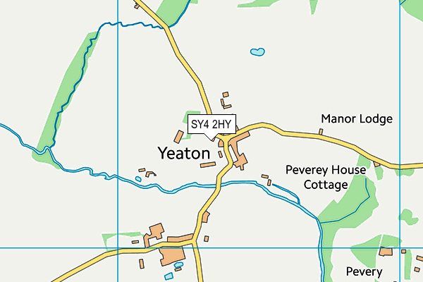 SY4 2HY map - OS VectorMap District (Ordnance Survey)