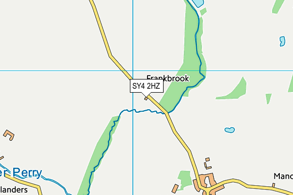 SY4 2HZ map - OS VectorMap District (Ordnance Survey)