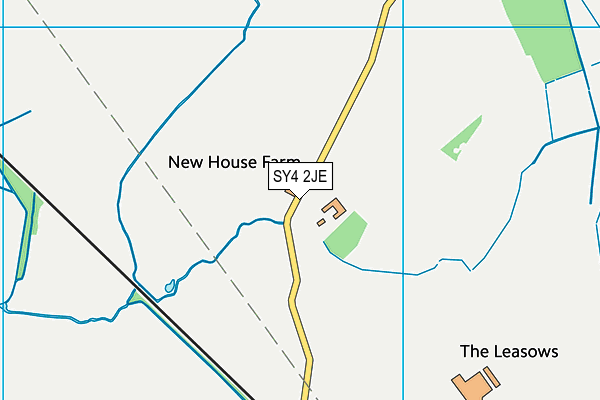 SY4 2JE map - OS VectorMap District (Ordnance Survey)