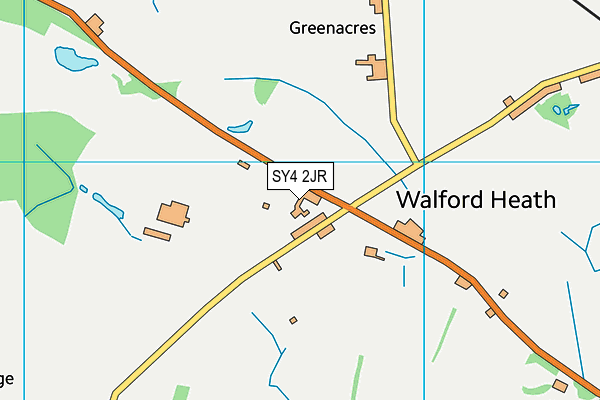 SY4 2JR map - OS VectorMap District (Ordnance Survey)