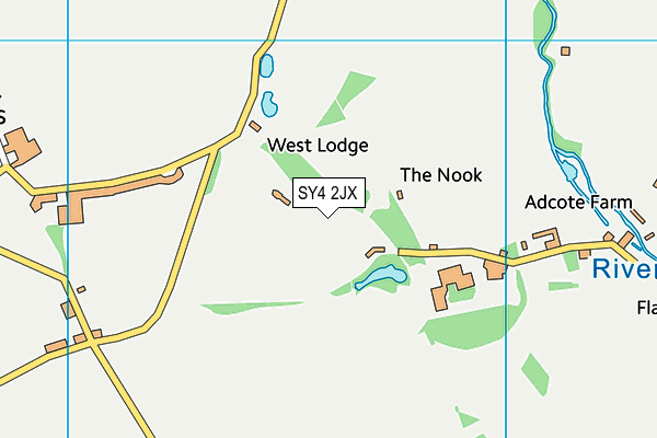 SY4 2JX map - OS VectorMap District (Ordnance Survey)