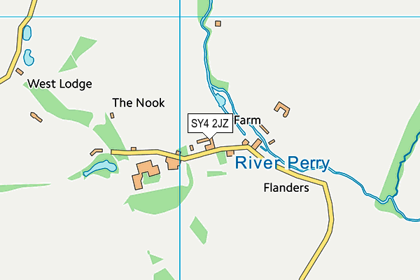 SY4 2JZ map - OS VectorMap District (Ordnance Survey)