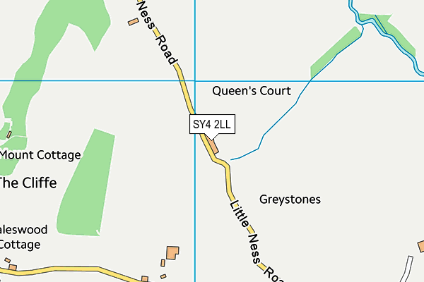 SY4 2LL map - OS VectorMap District (Ordnance Survey)