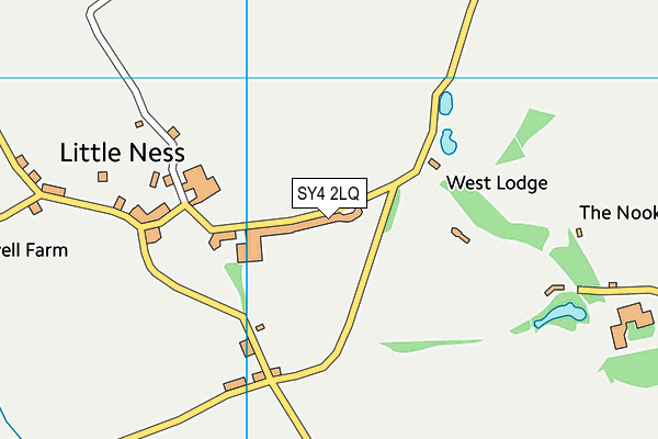 SY4 2LQ map - OS VectorMap District (Ordnance Survey)