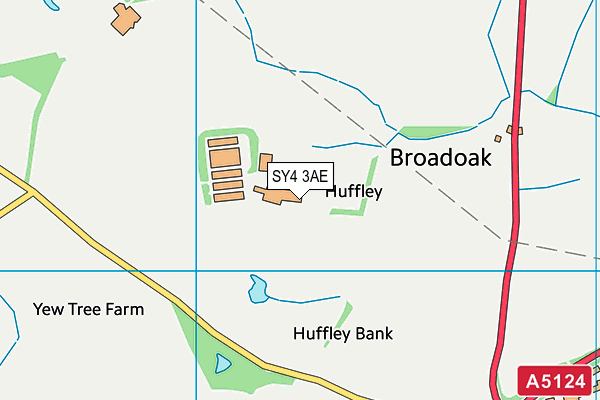 SY4 3AE map - OS VectorMap District (Ordnance Survey)