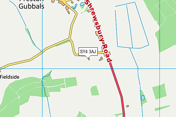 SY4 3AJ map - OS VectorMap District (Ordnance Survey)