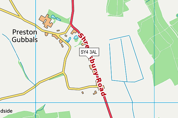 SY4 3AL map - OS VectorMap District (Ordnance Survey)