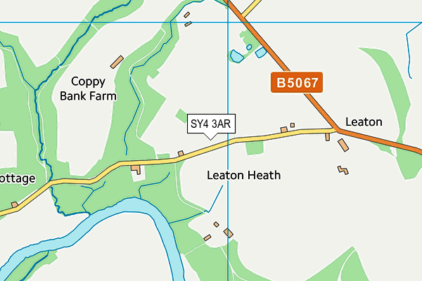 SY4 3AR map - OS VectorMap District (Ordnance Survey)