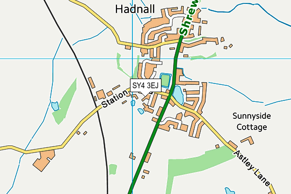 SY4 3EJ map - OS VectorMap District (Ordnance Survey)