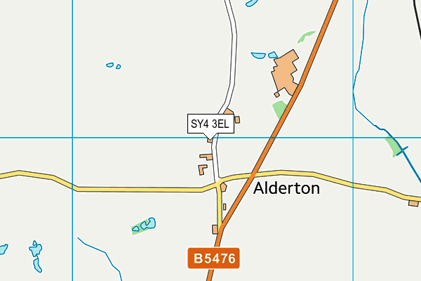 SY4 3EL map - OS VectorMap District (Ordnance Survey)