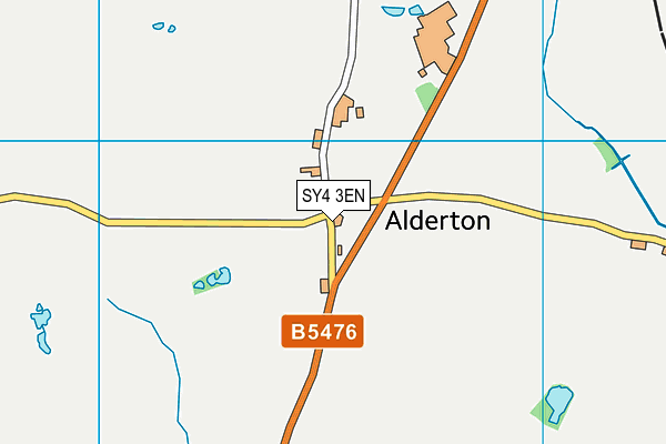 SY4 3EN map - OS VectorMap District (Ordnance Survey)