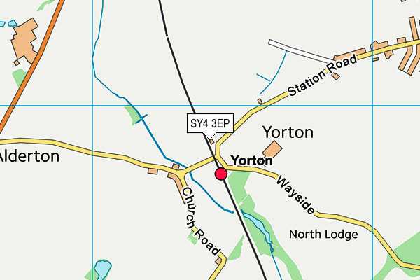 SY4 3EP map - OS VectorMap District (Ordnance Survey)