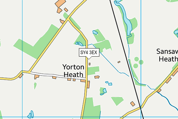 SY4 3EX map - OS VectorMap District (Ordnance Survey)