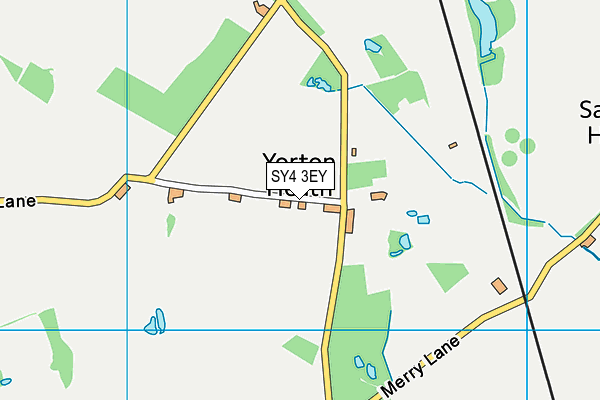SY4 3EY map - OS VectorMap District (Ordnance Survey)
