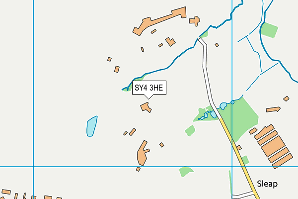 Smallbrook School map (SY4 3HE) - OS VectorMap District (Ordnance Survey)