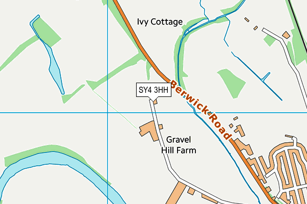 SY4 3HH map - OS VectorMap District (Ordnance Survey)