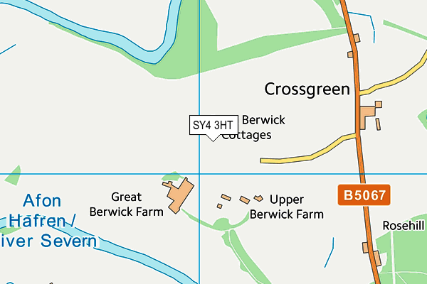 SY4 3HT map - OS VectorMap District (Ordnance Survey)