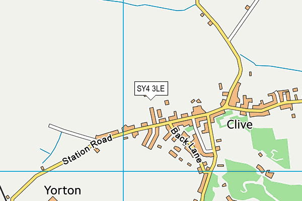 SY4 3LE map - OS VectorMap District (Ordnance Survey)