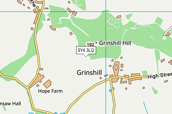 SY4 3LQ map - OS VectorMap District (Ordnance Survey)