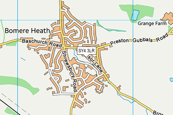 SY4 3LR map - OS VectorMap District (Ordnance Survey)