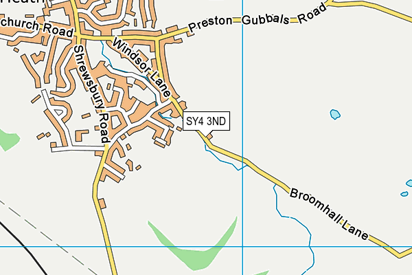 SY4 3ND map - OS VectorMap District (Ordnance Survey)