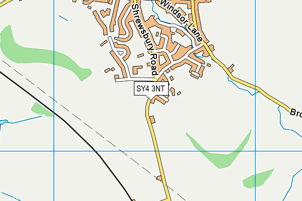 SY4 3NT map - OS VectorMap District (Ordnance Survey)