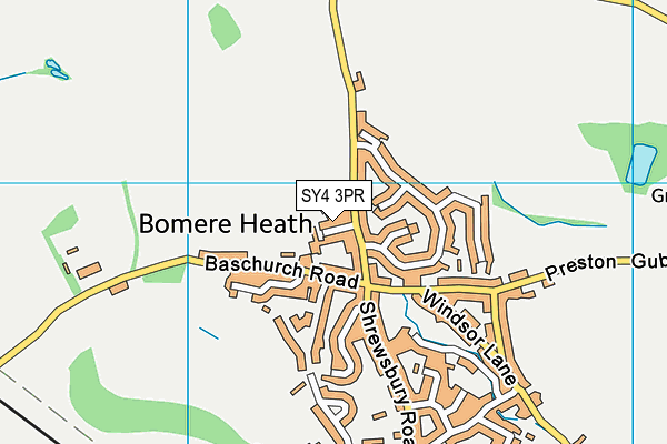 SY4 3PR map - OS VectorMap District (Ordnance Survey)