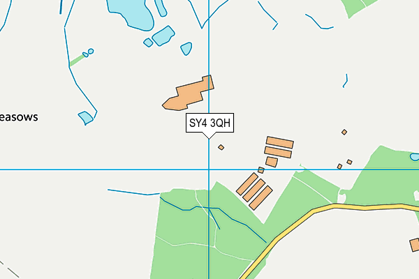 SY4 3QH map - OS VectorMap District (Ordnance Survey)