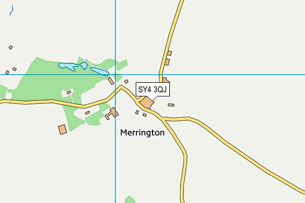 SY4 3QJ map - OS VectorMap District (Ordnance Survey)