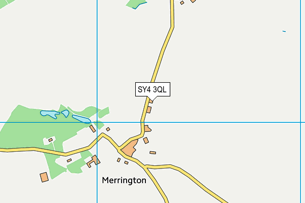 SY4 3QL map - OS VectorMap District (Ordnance Survey)