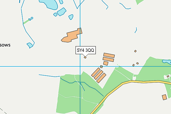 SY4 3QQ map - OS VectorMap District (Ordnance Survey)