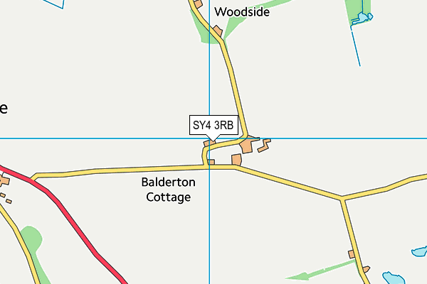 SY4 3RB map - OS VectorMap District (Ordnance Survey)