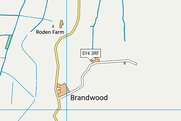 SY4 3RF map - OS VectorMap District (Ordnance Survey)