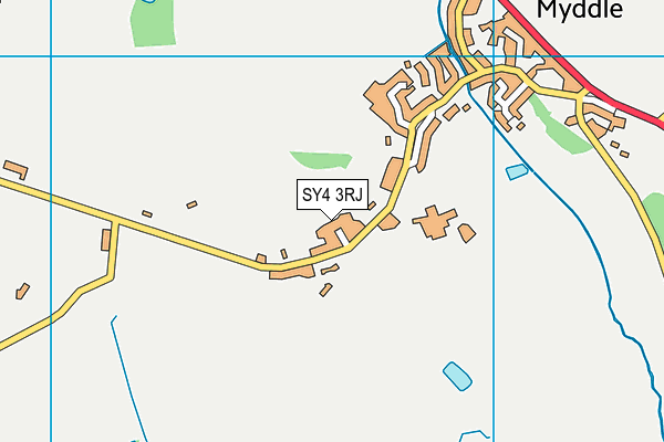 SY4 3RJ map - OS VectorMap District (Ordnance Survey)